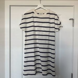 Madewell striped t-shirt dress (s)